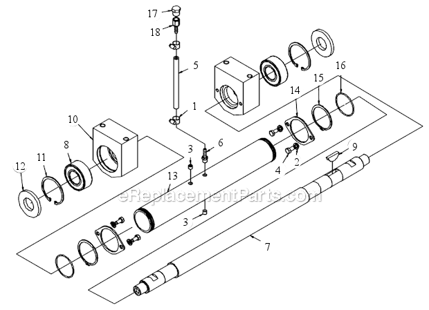 Page X Diagram and Parts List for MK-4030HY  MK Diamond Concrete Saw
